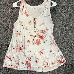 Maurices Floral Tank